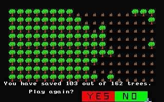 Forest Fire atari screenshot